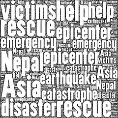 Image showing Nepal Earthquake Tremore