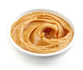 Image showing bowl of peanut butter