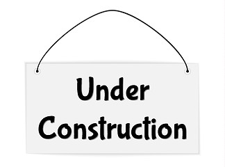 Image showing under construction sign