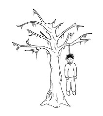 Image showing hangman and the tree