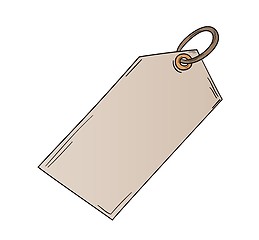 Image showing sketch of the blank label