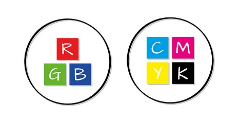 Image showing rgb and cmyk icons