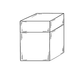 Image showing closed paper box