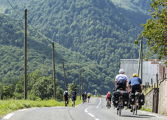 Image showing People on The Road of Le Tour de France 2014