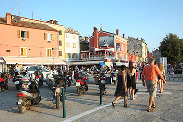 Image showing Tourists in Rovinj