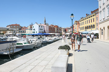 Image showing Seafront in Rovinj