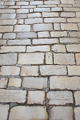 Image showing Cobblestone pavement in Rovinj