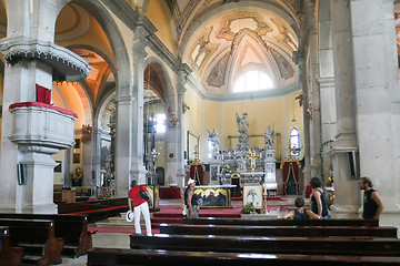 Image showing Interior of Saint Euphemia basilica in Rovinj
