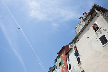Image showing Old buildings in Rovinj