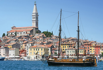 Image showing Galleass ancored in Rovinj