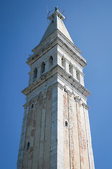 Image showing Saint Euphemia bell tower in Rovinj