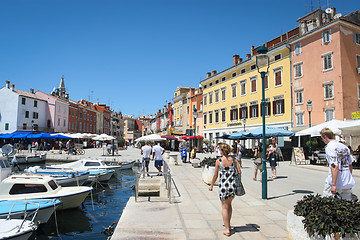 Image showing Promenade in Rovinj