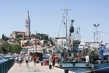 Image showing Dock in Rovinj 