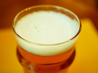 Image showing Pint of British ale beer