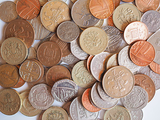 Image showing Pound coins