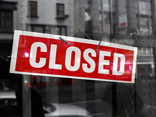 Image showing Closed sign