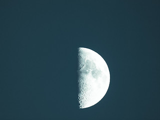 Image showing First quarter moon