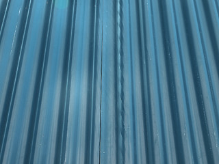 Image showing Corrugated steel