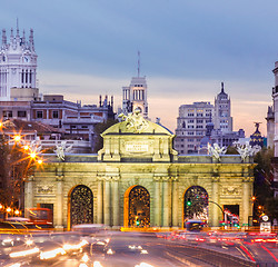 Image showing Puerta de Alcala, Madrid, Spain