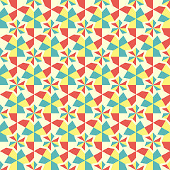 Image showing Abstract geometric seamless background. 