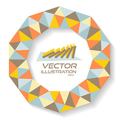 Image showing Vector illustration for design. 