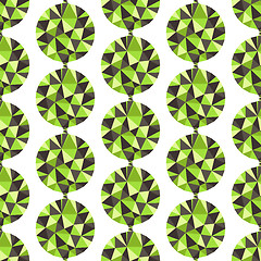 Image showing Geometric seamless pattern with gems. Vector illustration.