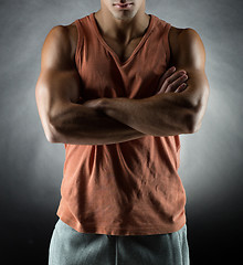 Image showing young male bodybuilder