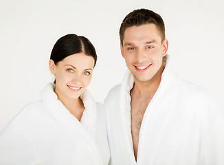 Image showing couple in spa