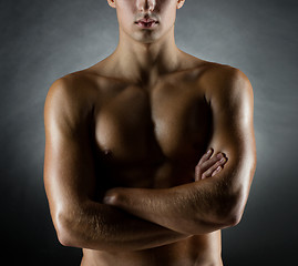 Image showing young male bodybuilder