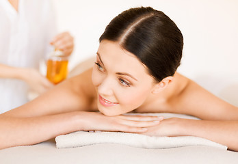 Image showing woman in spa