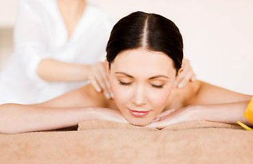 Image showing woman in spa