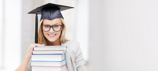 Image showing student in graduation cap