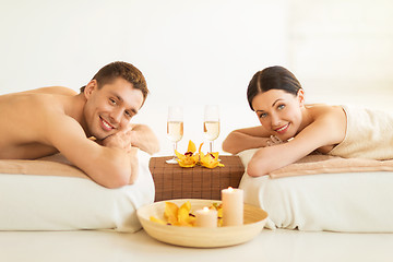 Image showing couple in spa