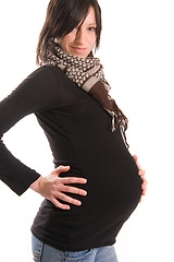 Image showing young pregnant woman