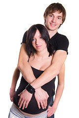 Image showing young couple expecting a baby