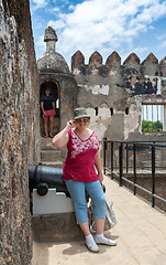 Image showing Ruins of the historical Fort Jesus Mombasa, Kenya