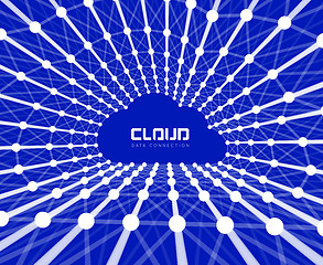 Image showing Creative cloud background
