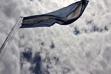 Image showing waving flag