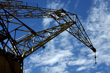 Image showing  clouds and crane in  buenos aires argentina