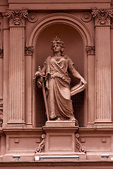 Image showing pink marble statue 