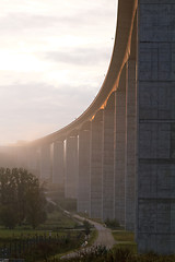 Image showing Large highway viaduct ( Hungary)