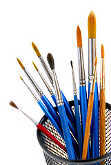 Image showing Paintbrushes holder