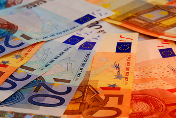 Image showing Euro background