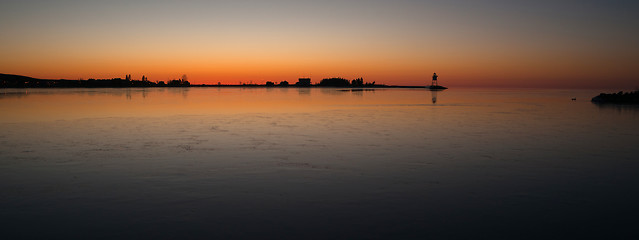 Image showing Grand Marais Light Lake Superior Cook County Minnesota USA