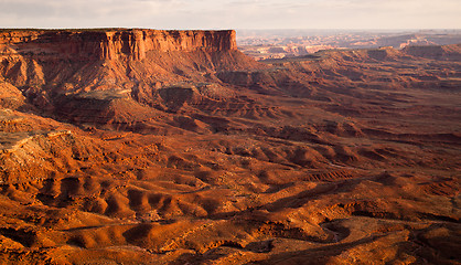 Image showing Sunset Soda Springs Basin Green River Canyonlands National Park