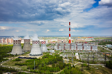Image showing Combined heat and power factory. Tyumen. Russia