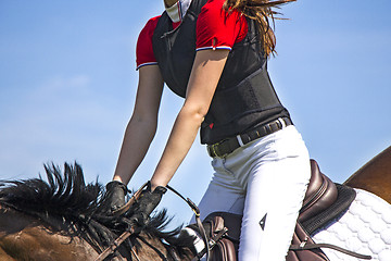 Image showing Horsewoman