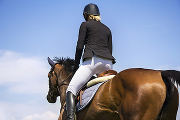 Image showing Horsewoman