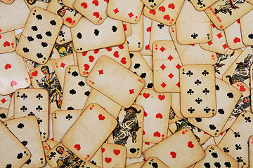 Image showing old playing cards