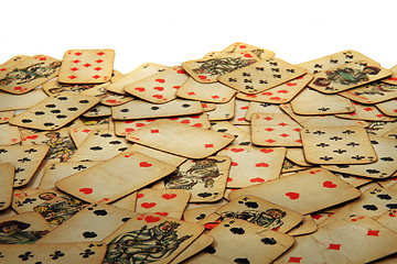 Image showing old playing cards